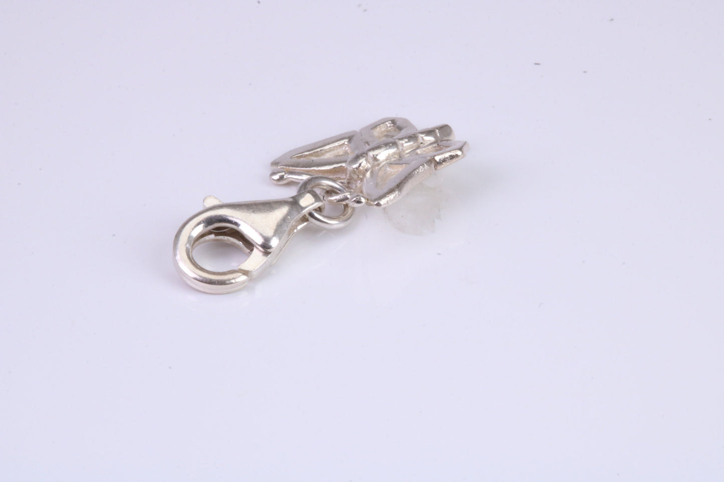 Butterfly Charm, Traditional Charm, Made from Solid 925 Grade Sterling Silver, Complete with Attachment Link