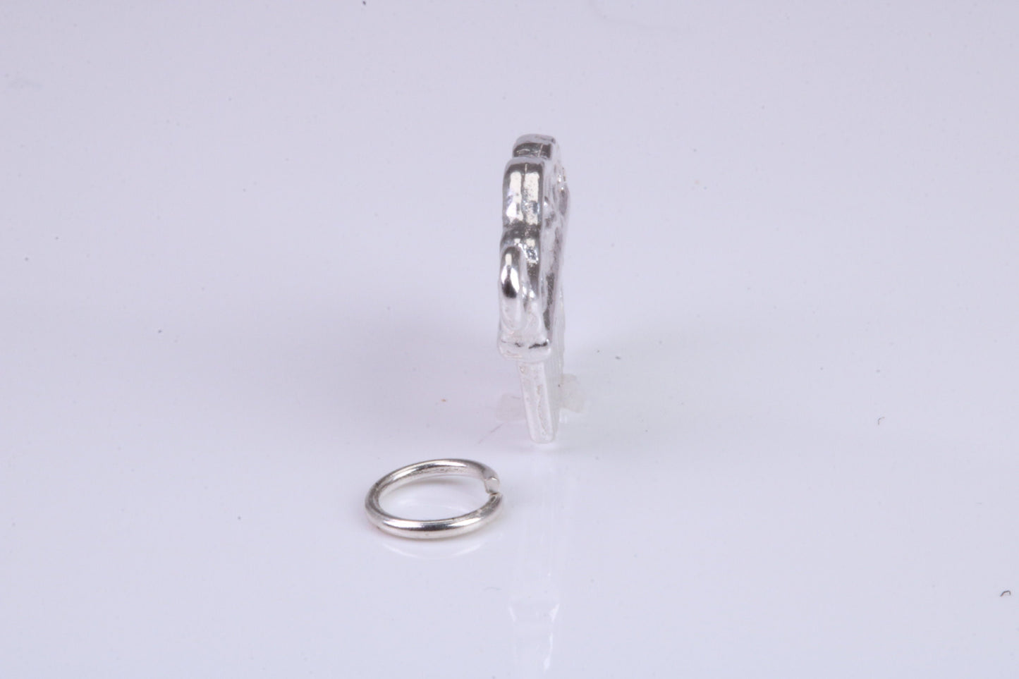 Hair Comb Charm, Traditional Charm, Made from Solid 925 Grade Sterling Silver, Complete with Attachment Link