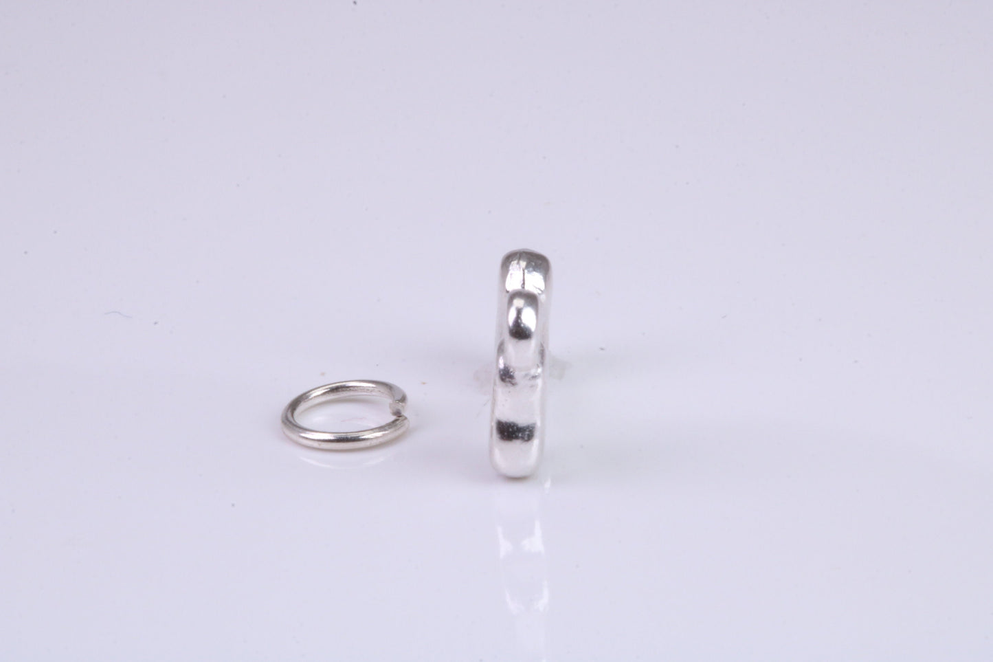 Dog Bone Charm, Traditional Charm, Made from Solid 925 Grade Sterling Silver, Complete with Attachment Link