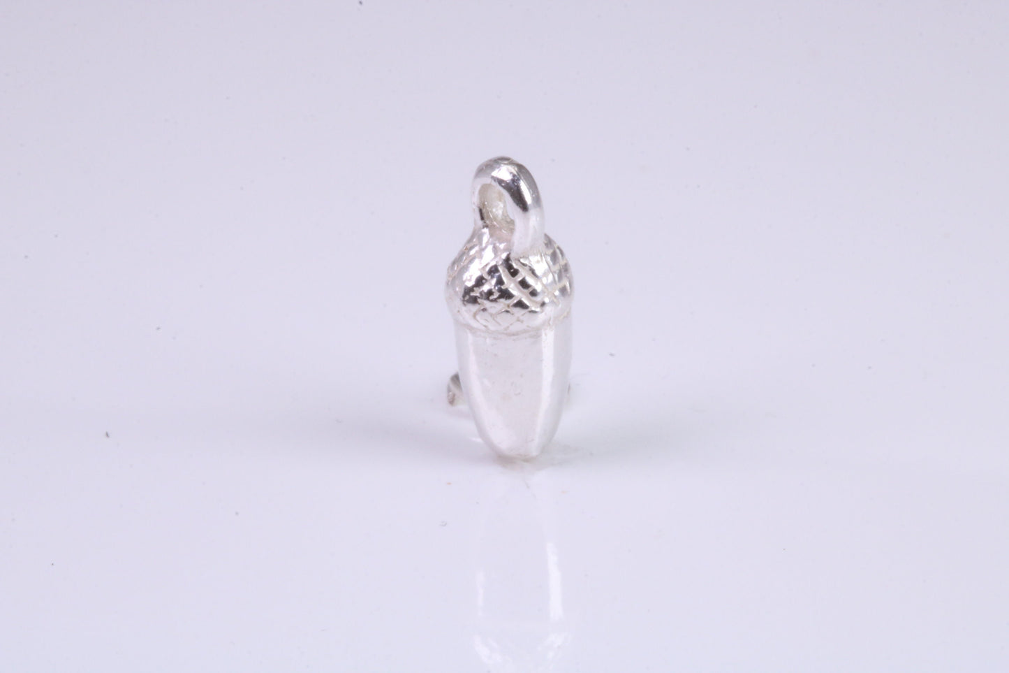 Acorn Charm, Traditional Charm, Made from Solid 925 Grade Sterling Silver, Complete with Attachment Link