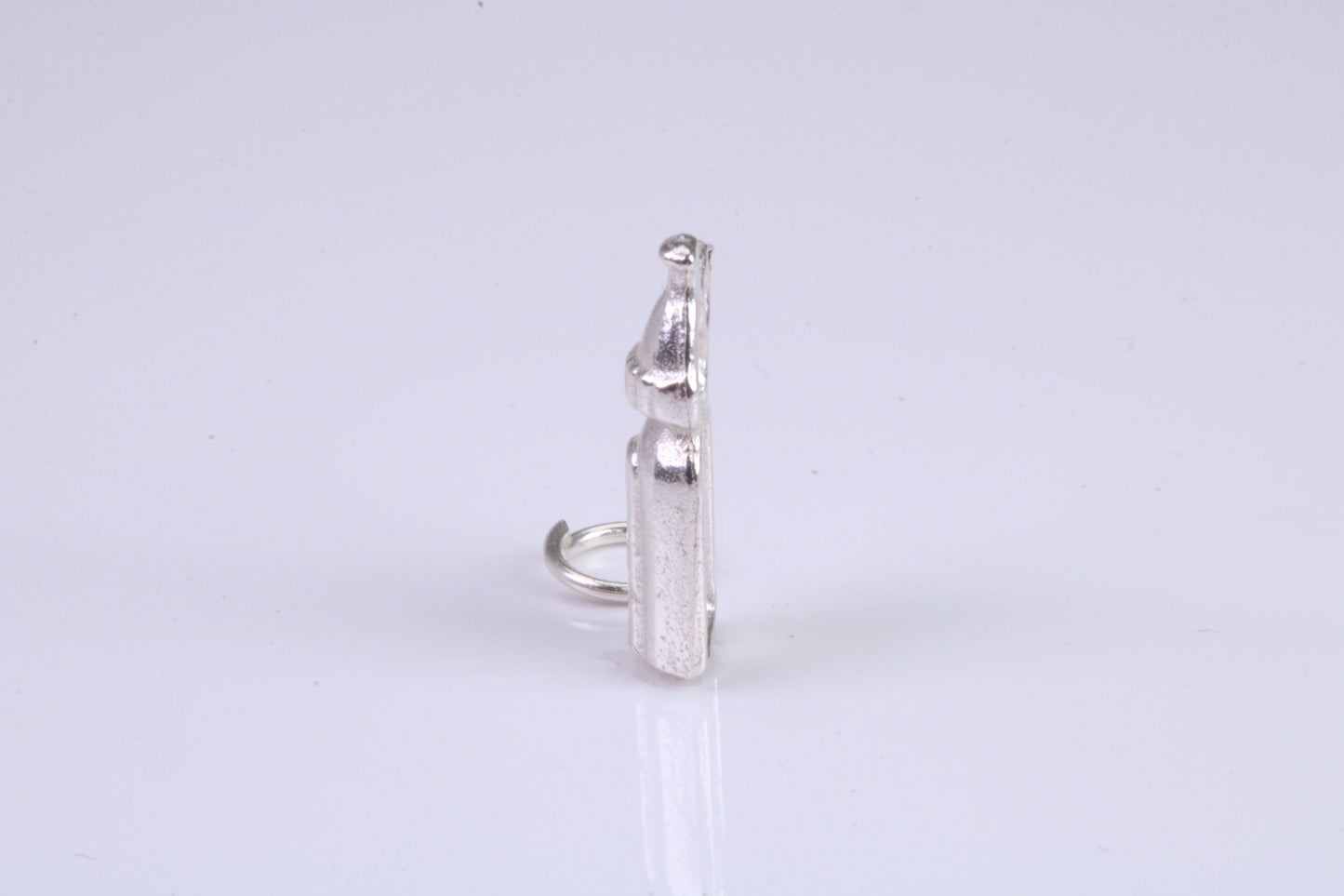 Baby Milk Bottle Charm, Traditional Charm, Made from Solid 925 Grade Sterling Silver, Complete with Attachment Link