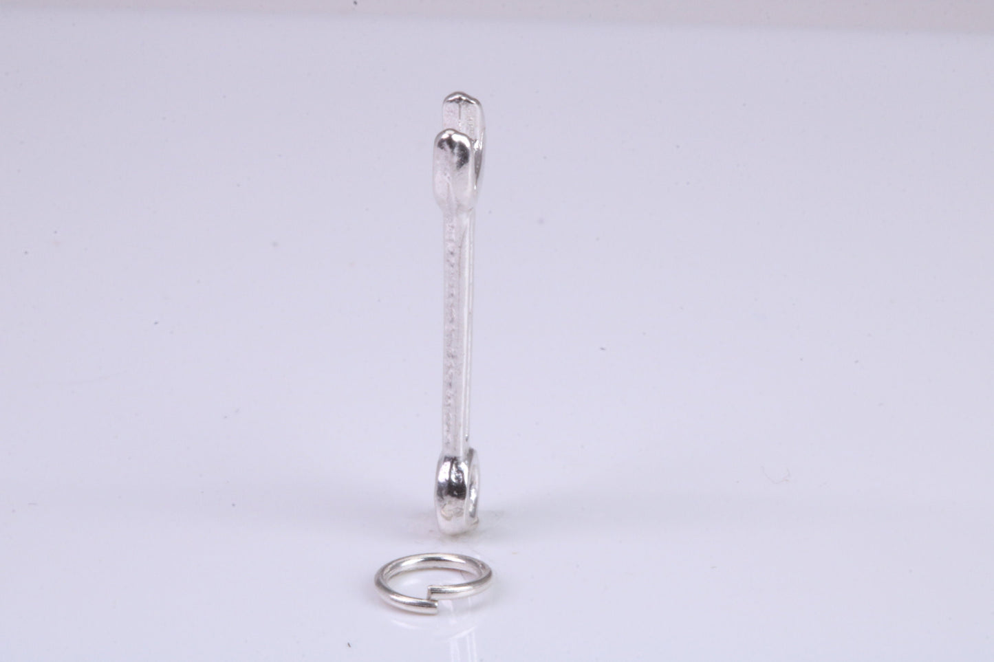 Spanner Charm, Traditional Charm, Made from Solid 925 Grade Sterling Silver, Complete with Attachment Link