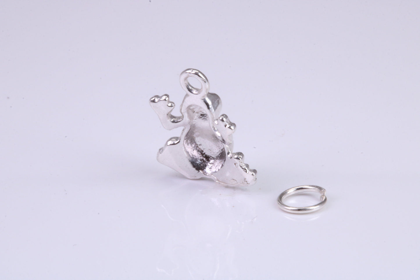 Frog Charm, Traditional Charm, Made from Solid 925 Grade Sterling Silver, Complete with Attachment Link