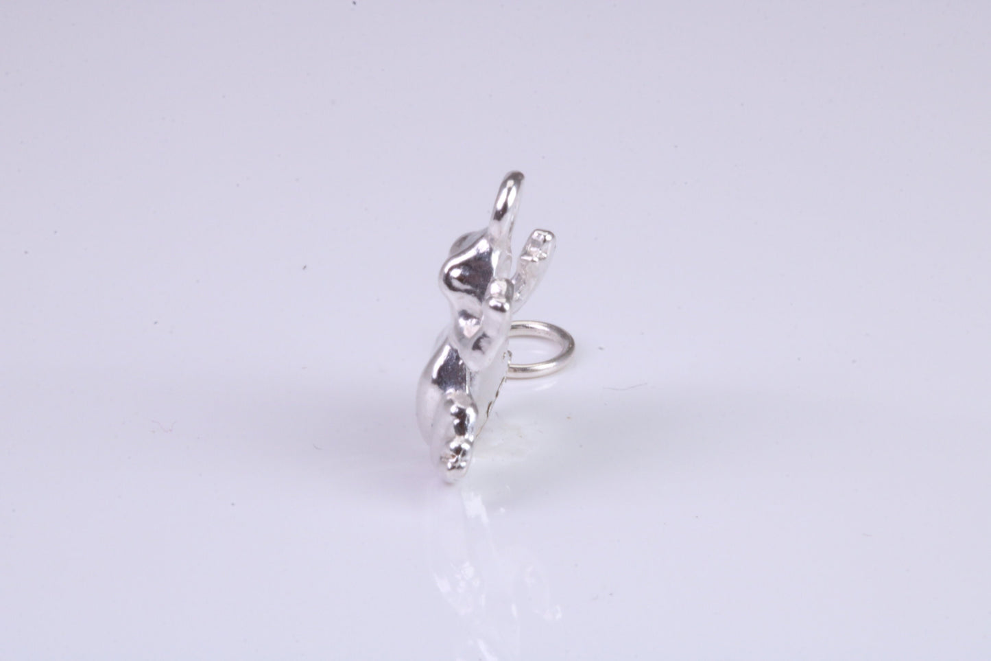 Frog Charm, Traditional Charm, Made from Solid 925 Grade Sterling Silver, Complete with Attachment Link