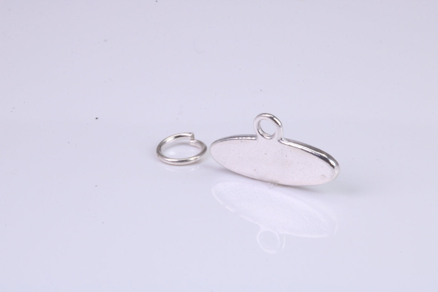 Peace Charm, Traditional Charm, Made from Solid 925 Grade Sterling Silver, Complete with Attachment Link