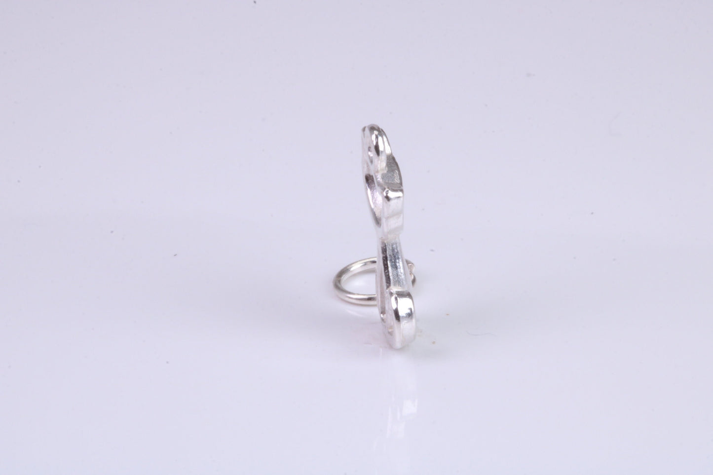 Cat Charm, Traditional Charm, Made from Solid 925 Grade Sterling Silver, Complete with Attachment Link