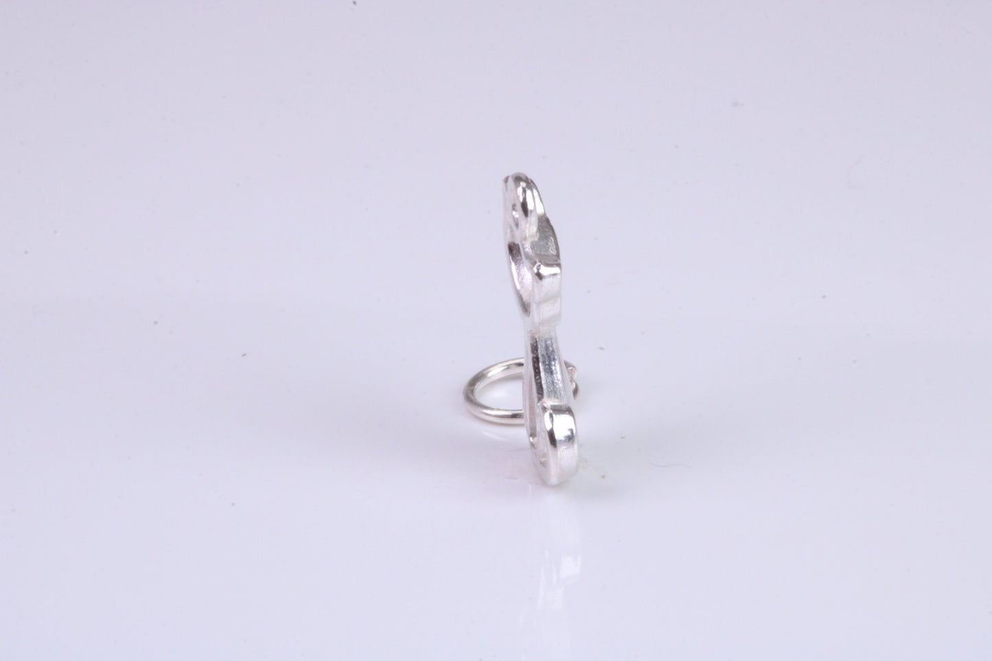 Cat Charm, Traditional Charm, Made from Solid 925 Grade Sterling Silver, Complete with Attachment Link
