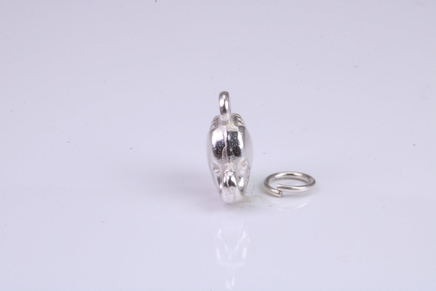 Elephant Charm, Traditional Charm, Made from Solid 925 Grade Sterling Silver, Complete with Attachment Link