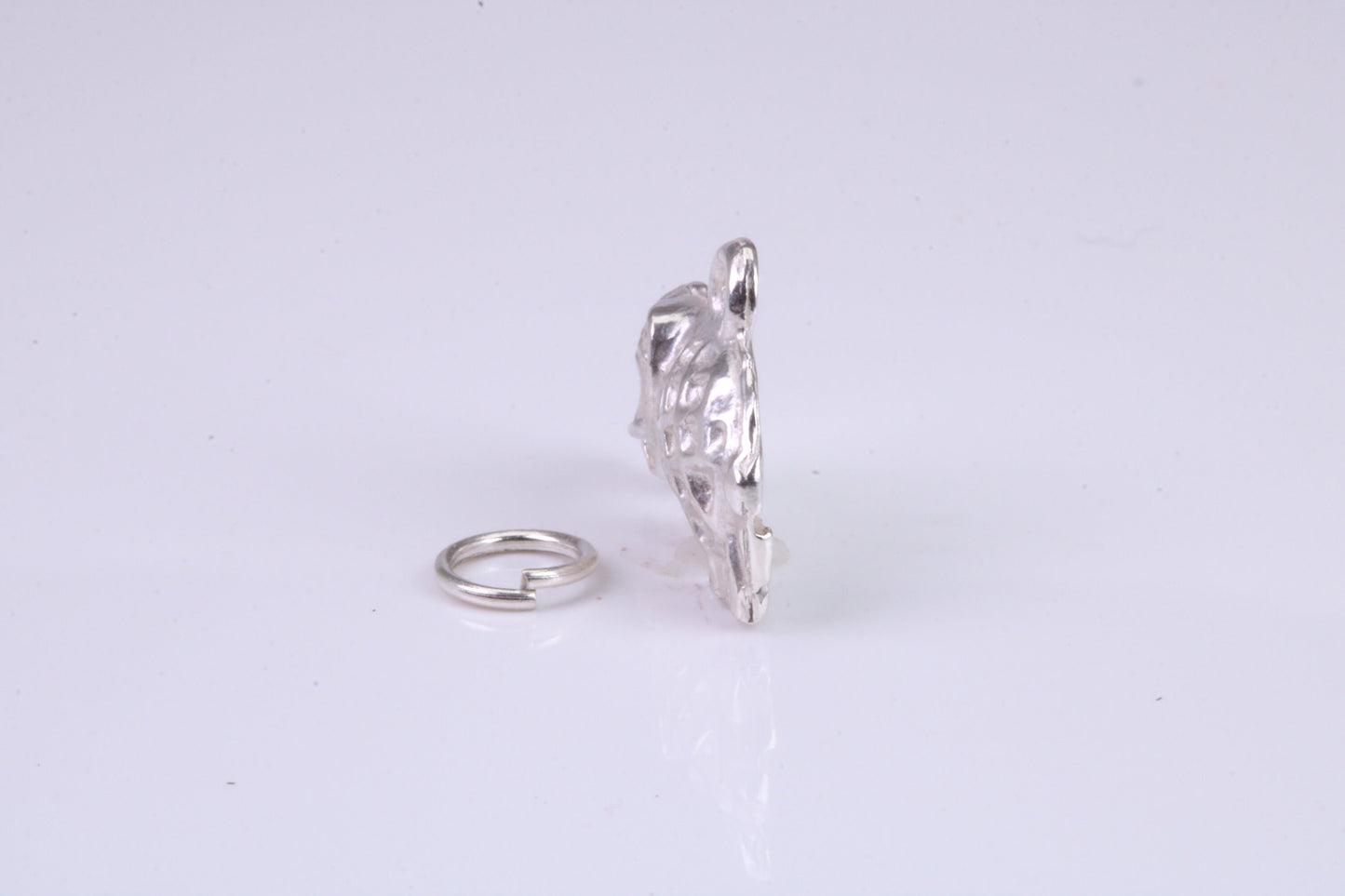 Elephant Charm, Traditional Charm, Made from Solid 925 Grade Sterling Silver, Complete with Attachment Link