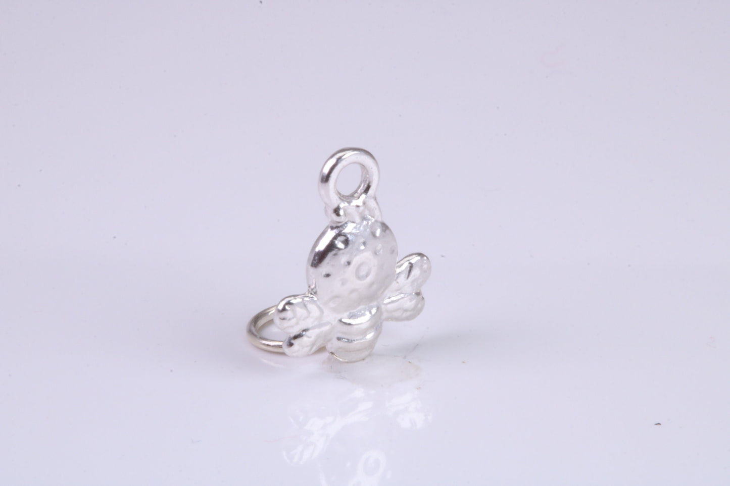 Bird Charm, Traditional Charm, Made from Solid 925 Grade Sterling Silver, Complete with Attachment Link