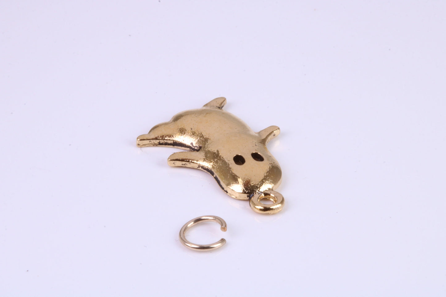 Ghost Charm, Traditional Charm, This charm is made from solid cast Yellow Gold British Hallmarked