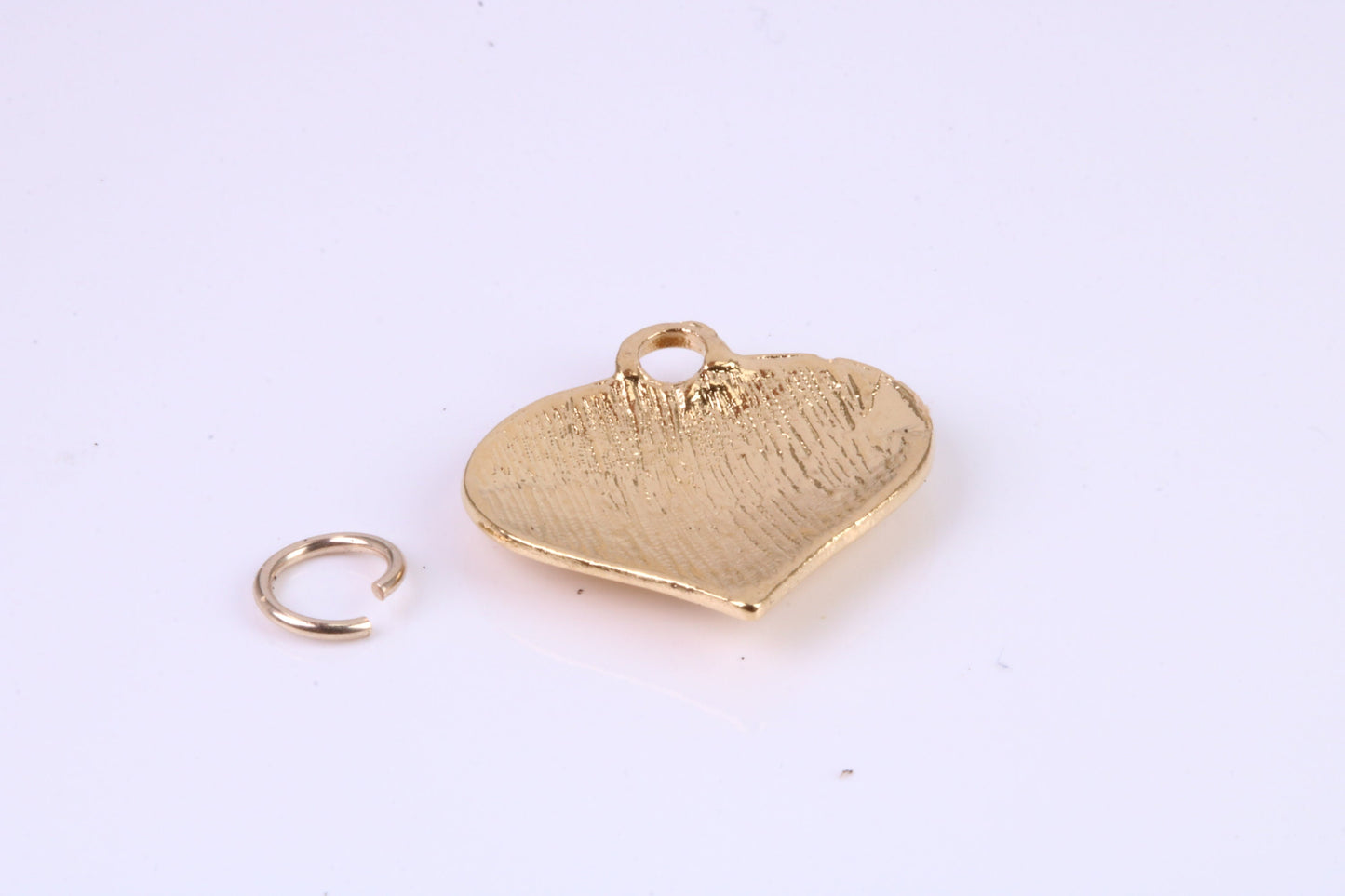 Love Band Charm, Traditional Charm, Made from Solid Cast Yellow Gold, British Hallmarked, Complete with Attachment Link