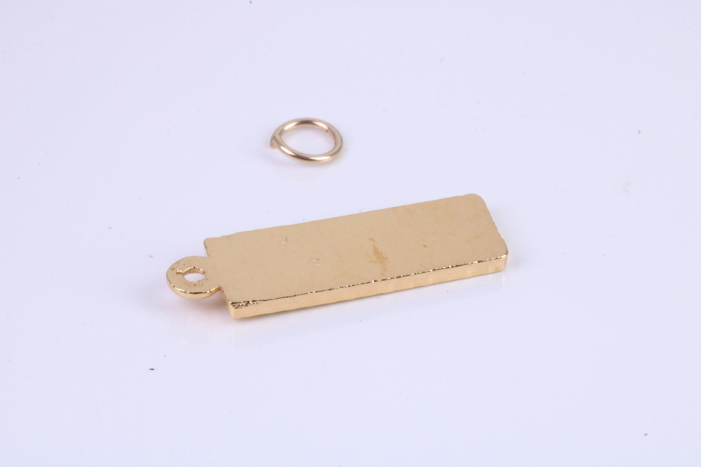 Key Board Charm, Traditional Charm, Made from Solid Cast Yellow Gold , British Hallmarked, Complete with Attachment Link