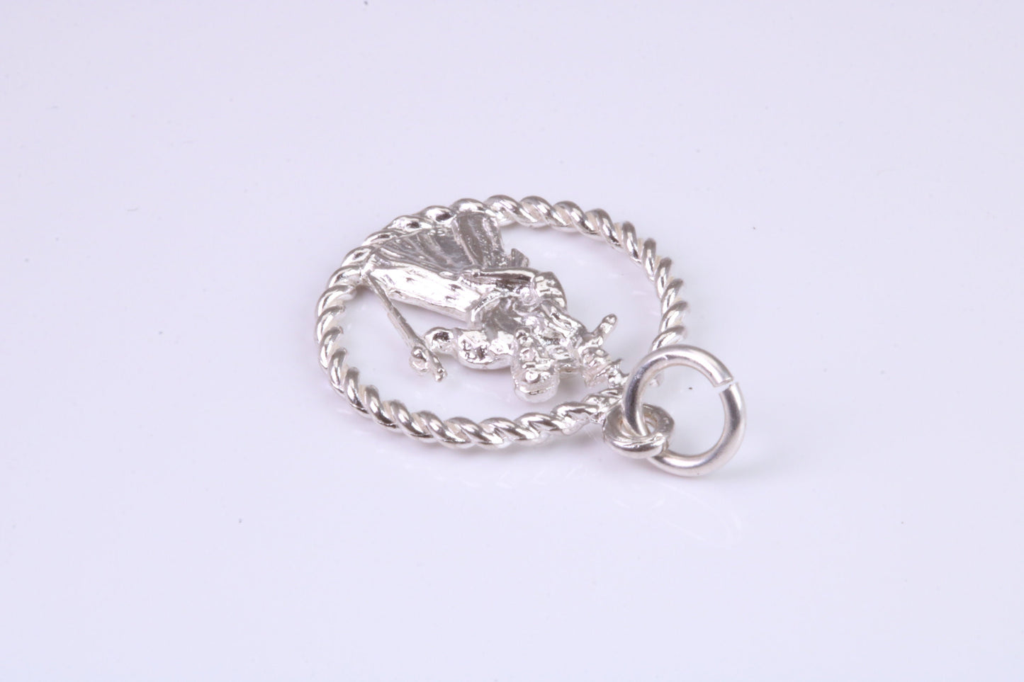 17 mm Round St Christopher, Made From Solid Cast Silver
