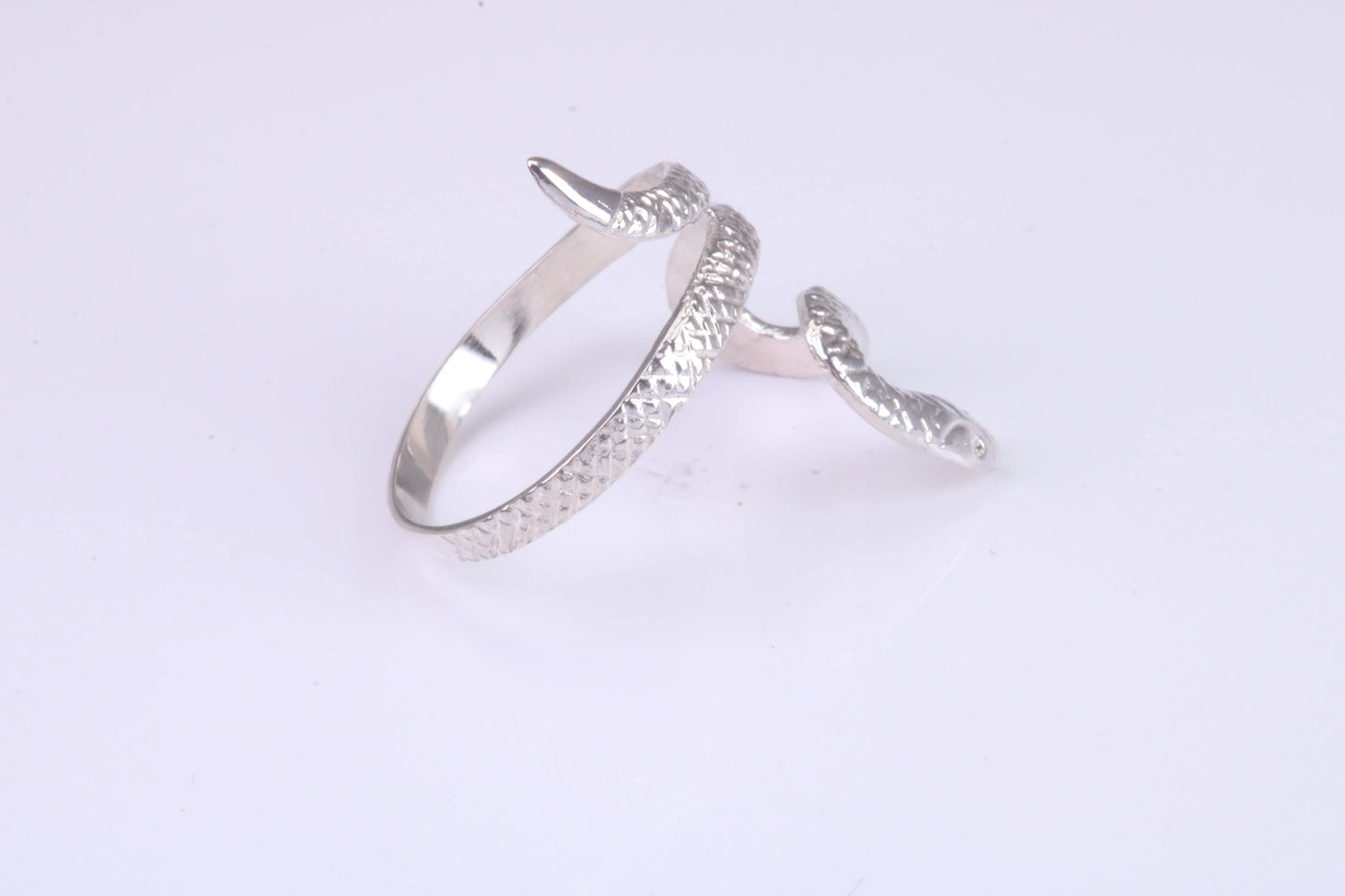 Snake Ring, made from solid cast silver