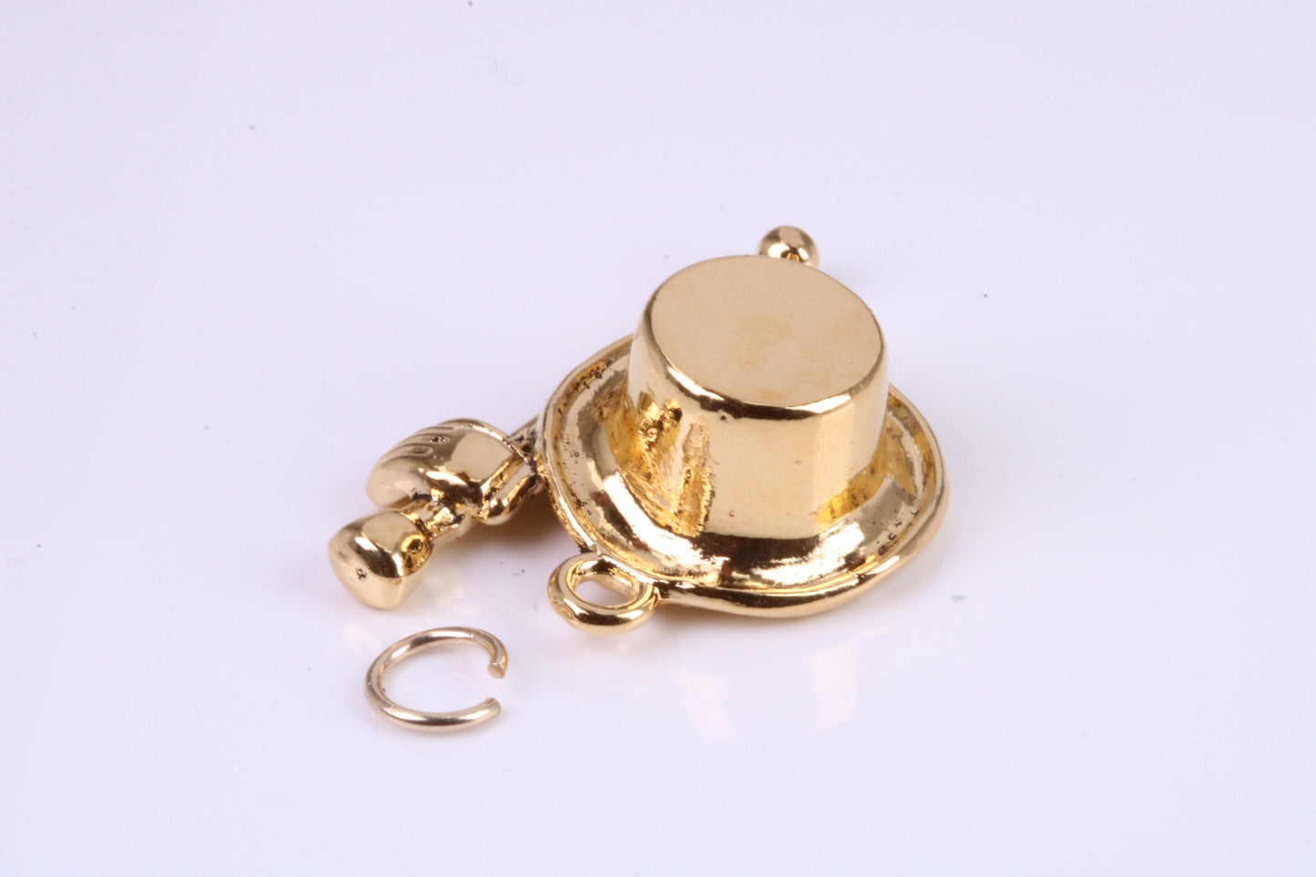 Magicians Hat Charm, Traditional Charm, This charm is made from solid cast Yellow Gold British Hallmarked