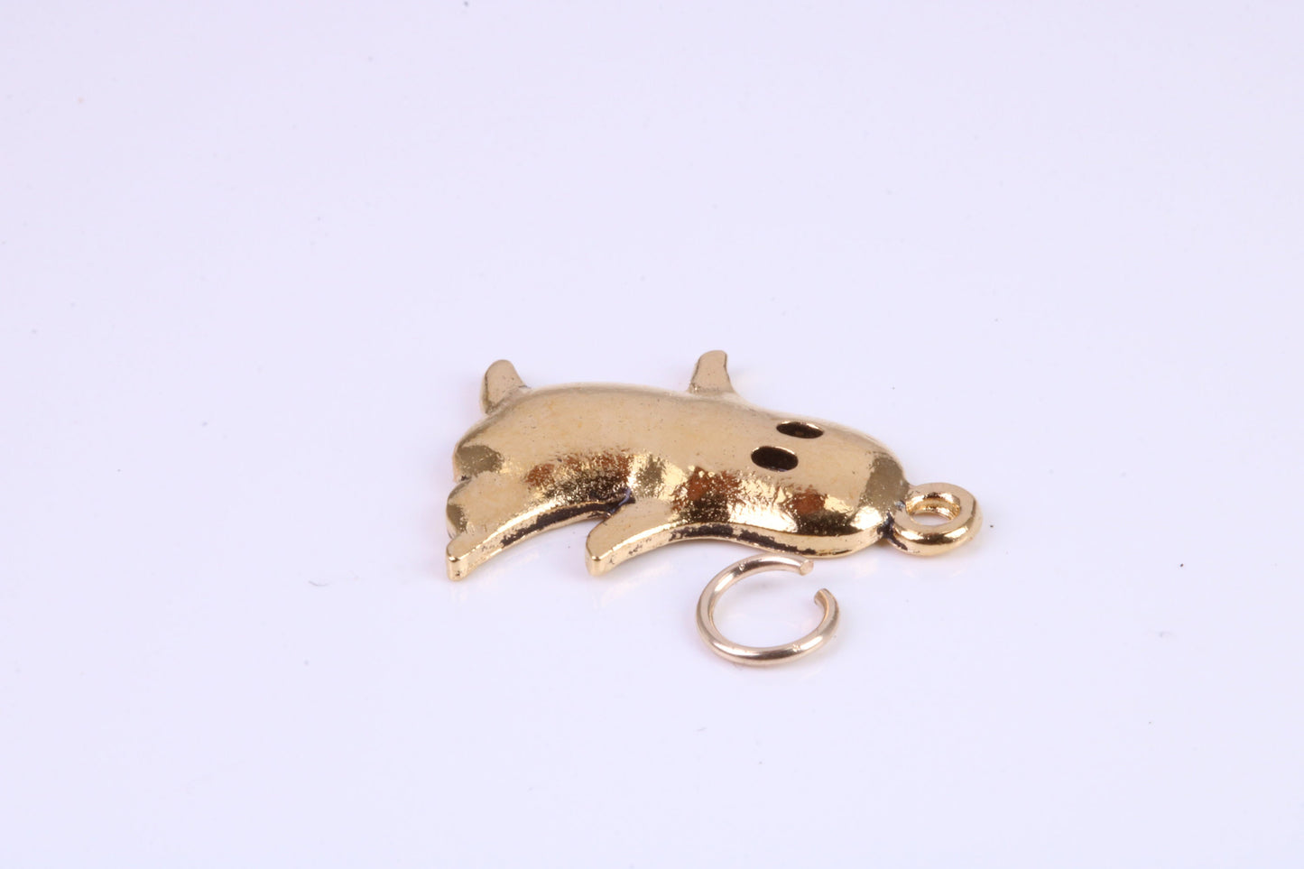 Ghost Charm, Traditional Charm, This charm is made from solid cast Yellow Gold British Hallmarked