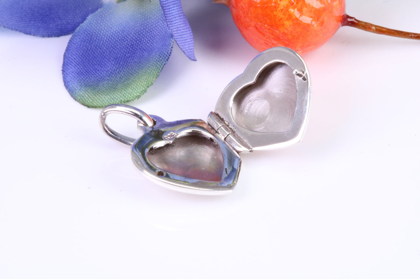13 mm Heart Shaped Locket, Made from Solid Sterling Silver