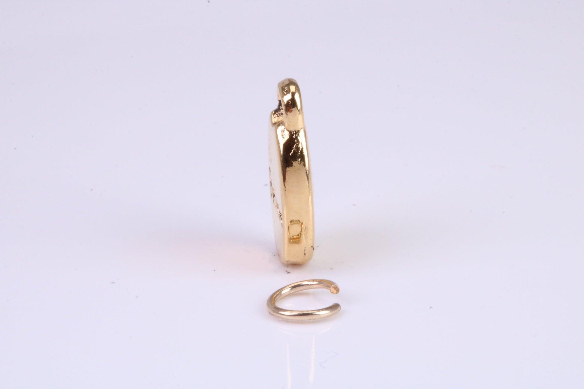 Believe Charm, Traditional Charm, Made from Solid Cast British Hallmarked Yellow Gold