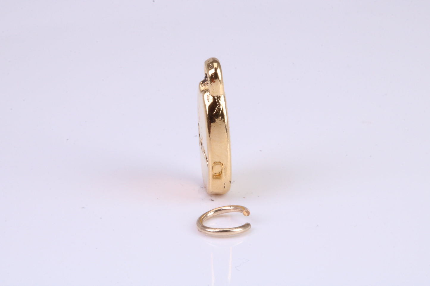 Believe Charm, Traditional Charm, Made from Solid Cast British Hallmarked Yellow Gold