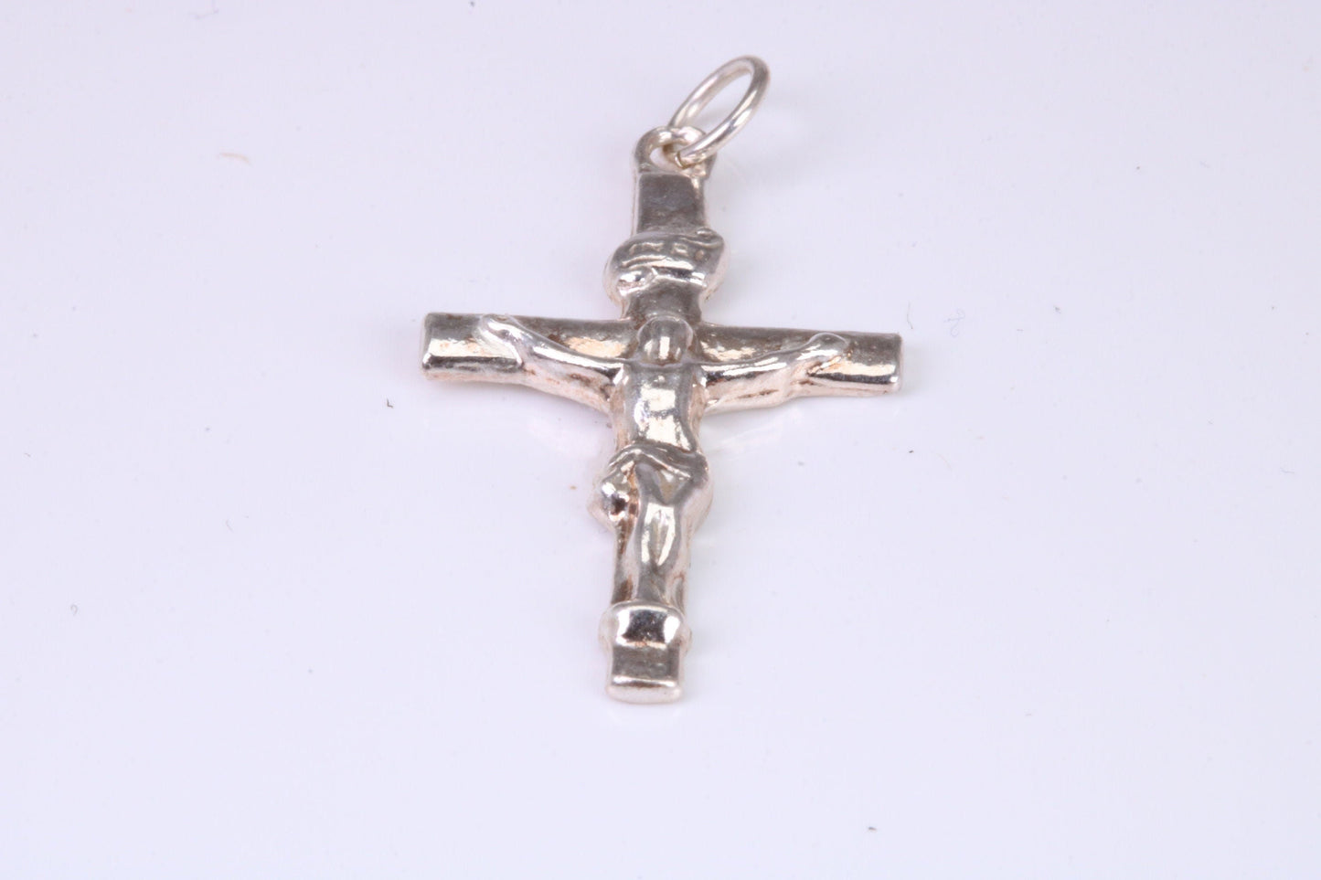 Small Sterling Silver Crucifix Necklace