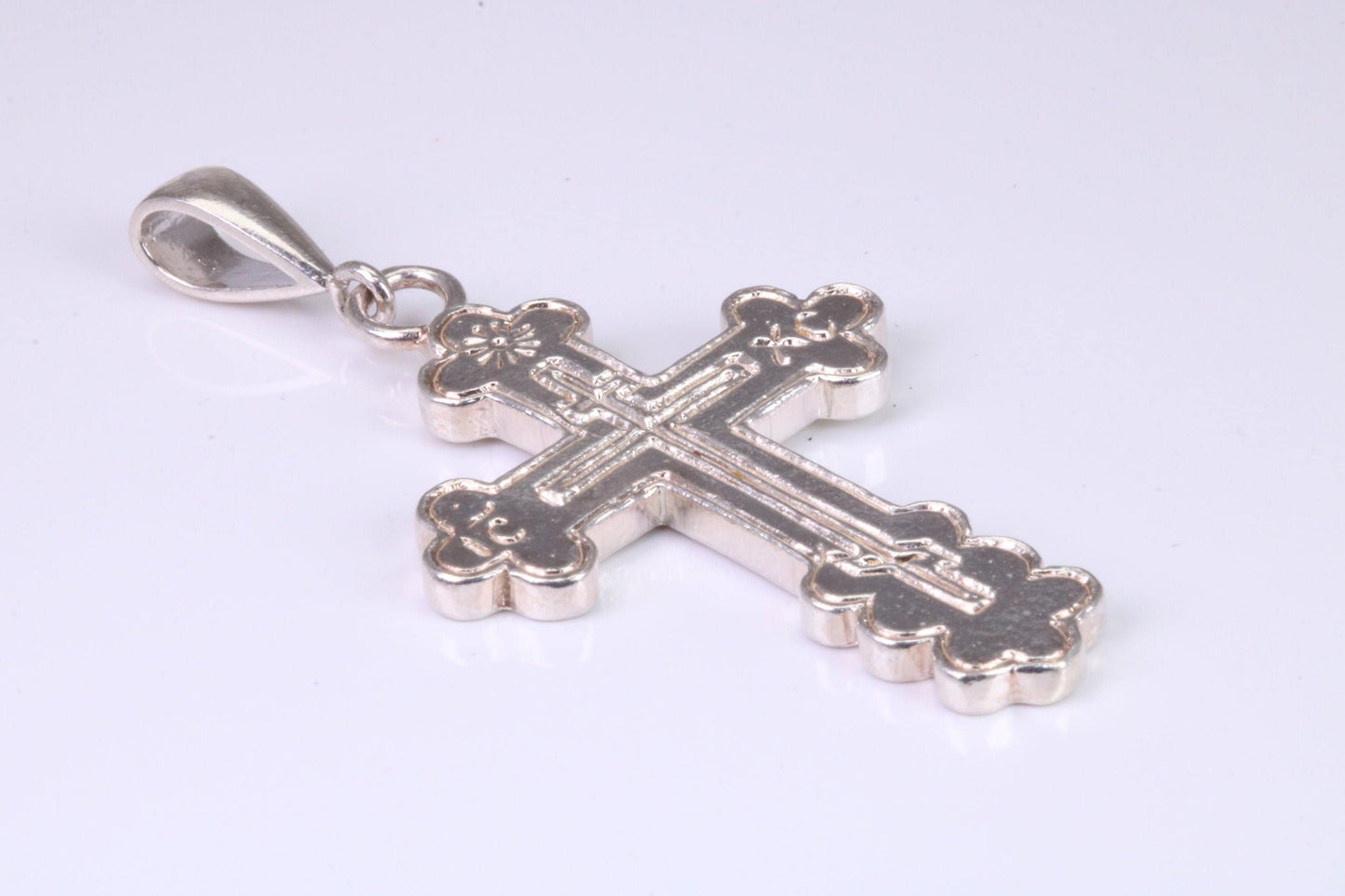 Large Chunky Sterling Silver Cross