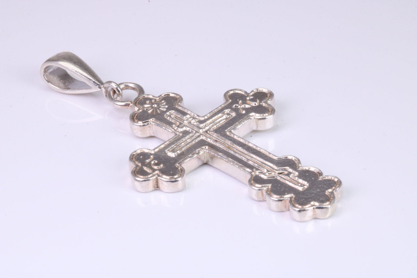 Large Chunky Sterling Silver Cross