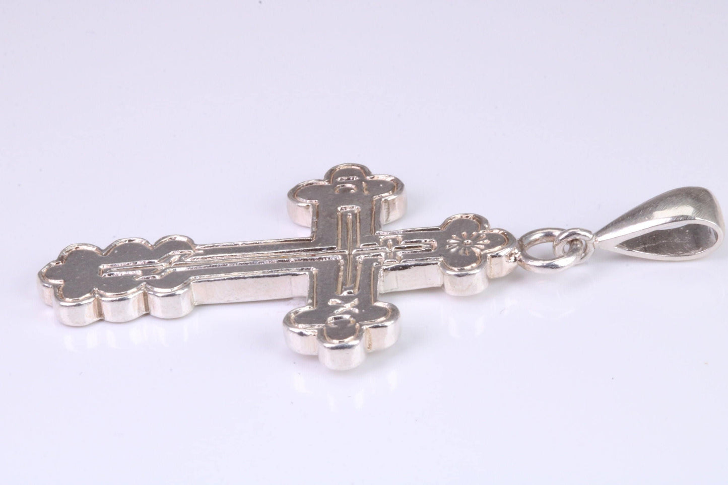 Large Chunky Sterling Silver Cross