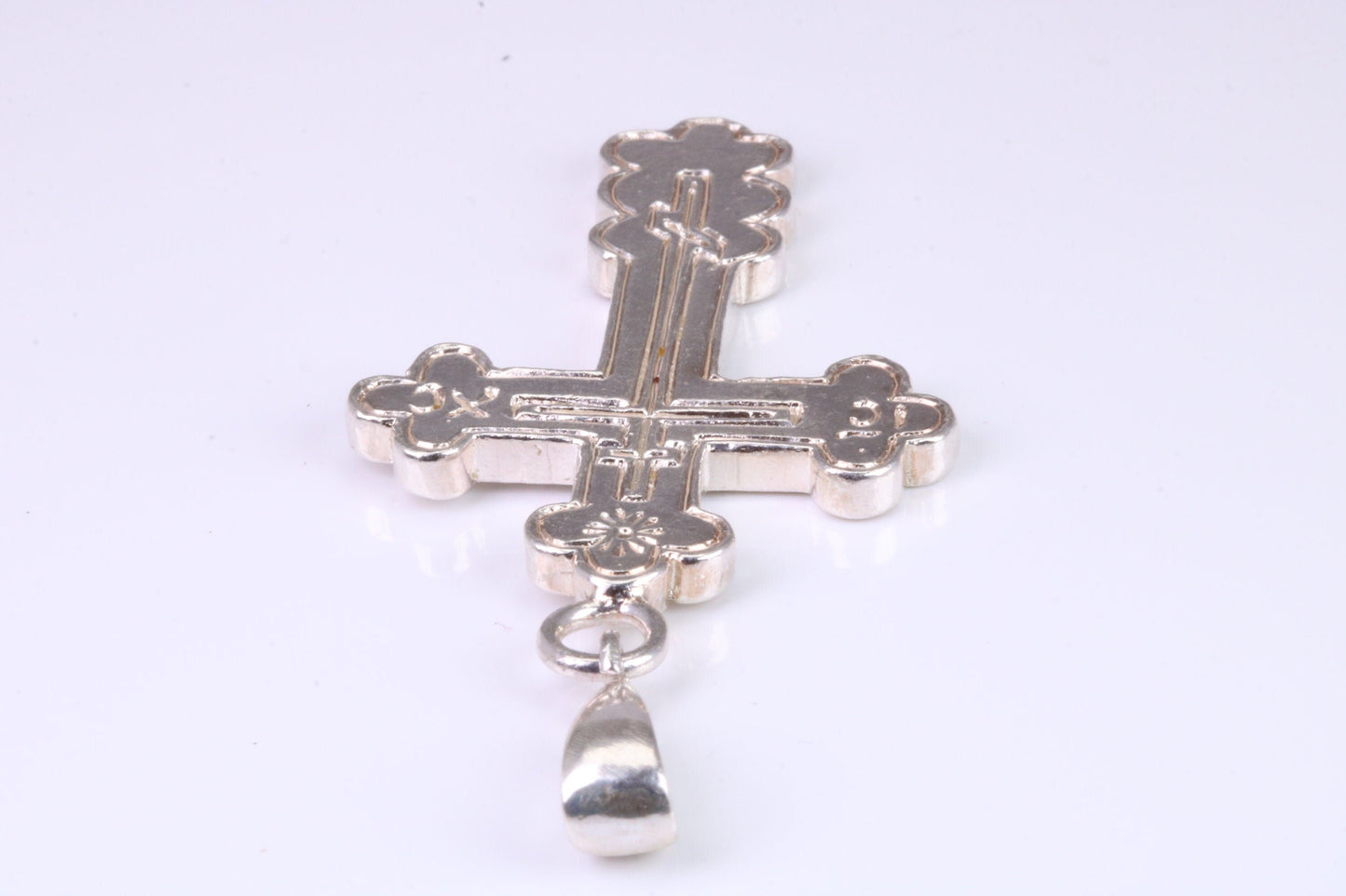 Large Chunky Sterling Silver Cross