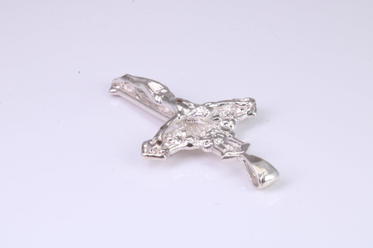 Sterling Silver Ornate Crucifix Necklace
