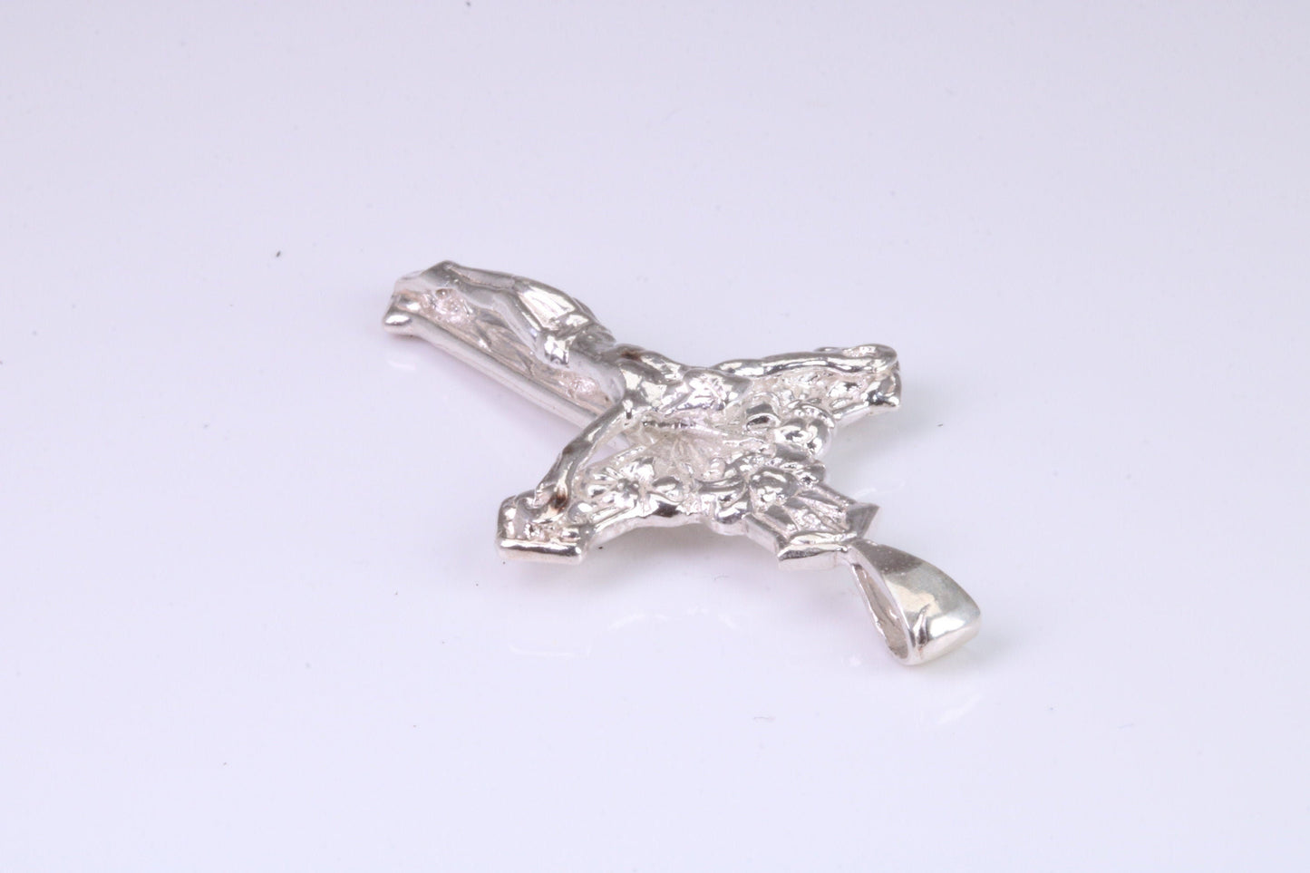 Sterling Silver Ornate Crucifix Necklace