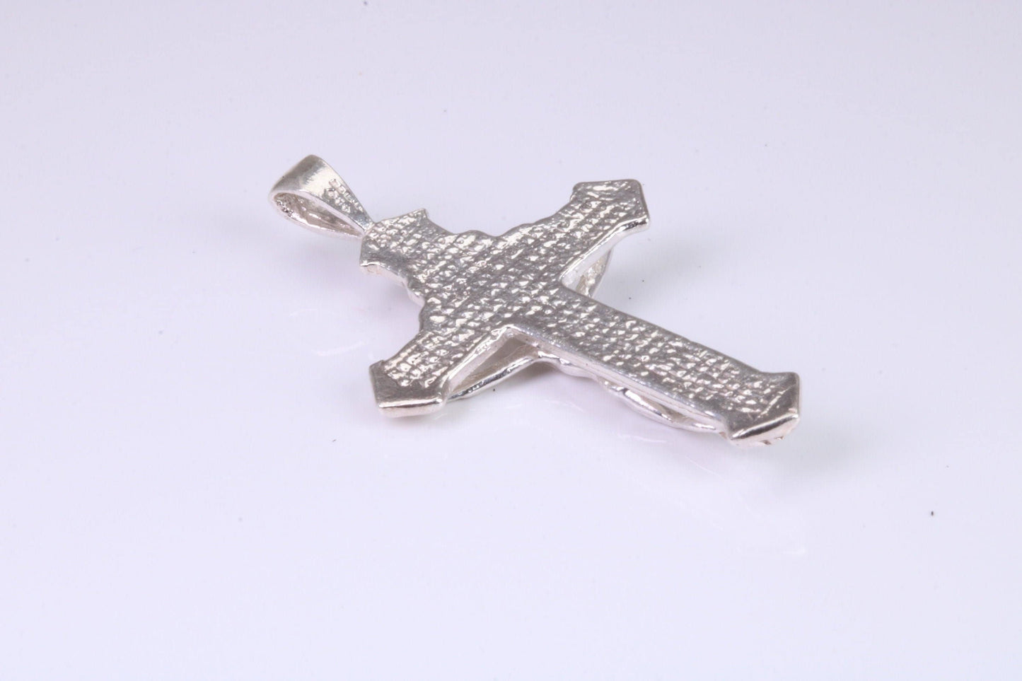 Sterling Silver Ornate Crucifix Necklace