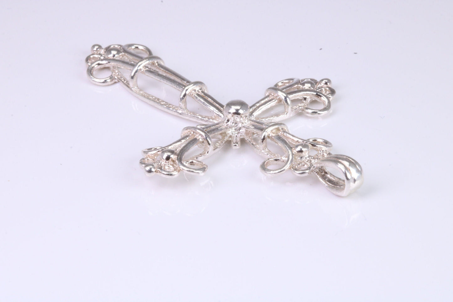 Large Silver Ornate Cross