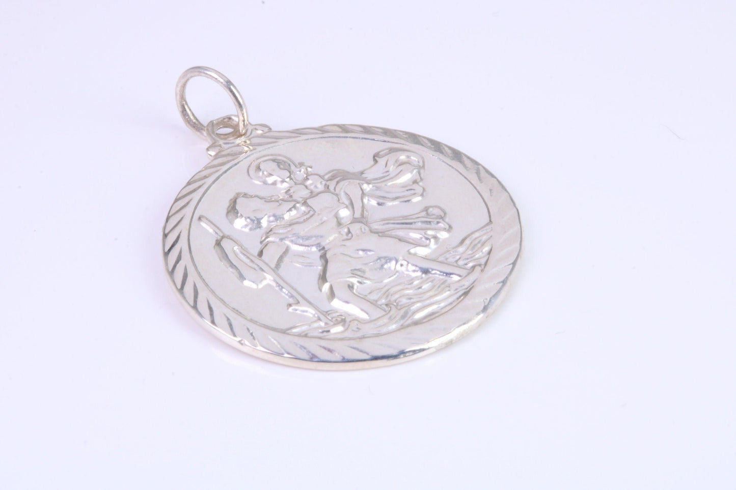 Sterling Silver Large Chunky St Christopher