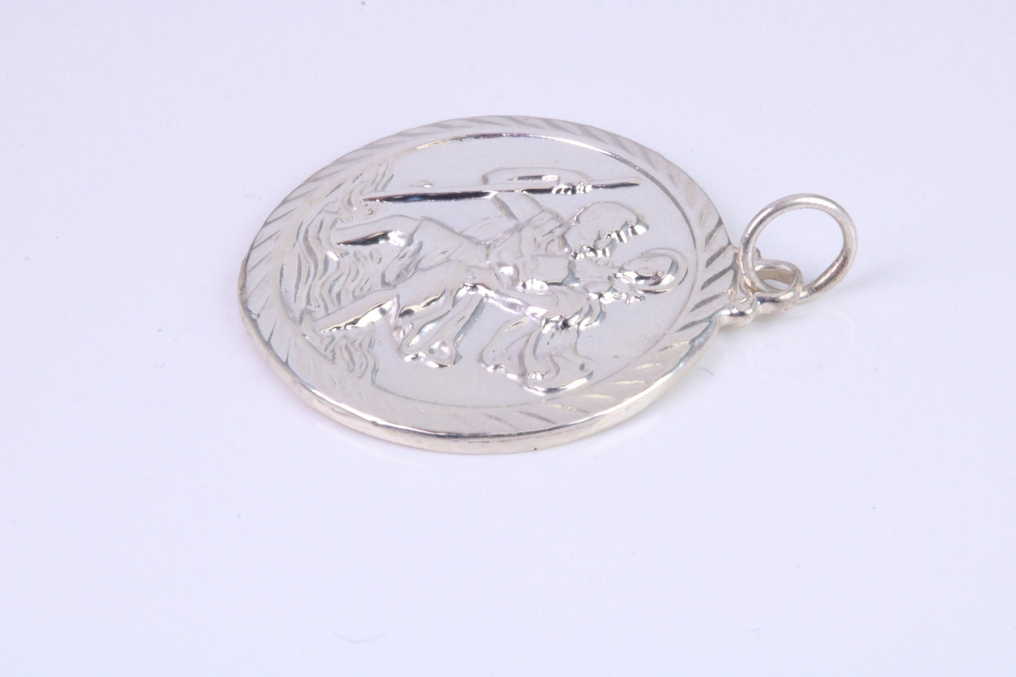 Sterling Silver Large Chunky St Christopher