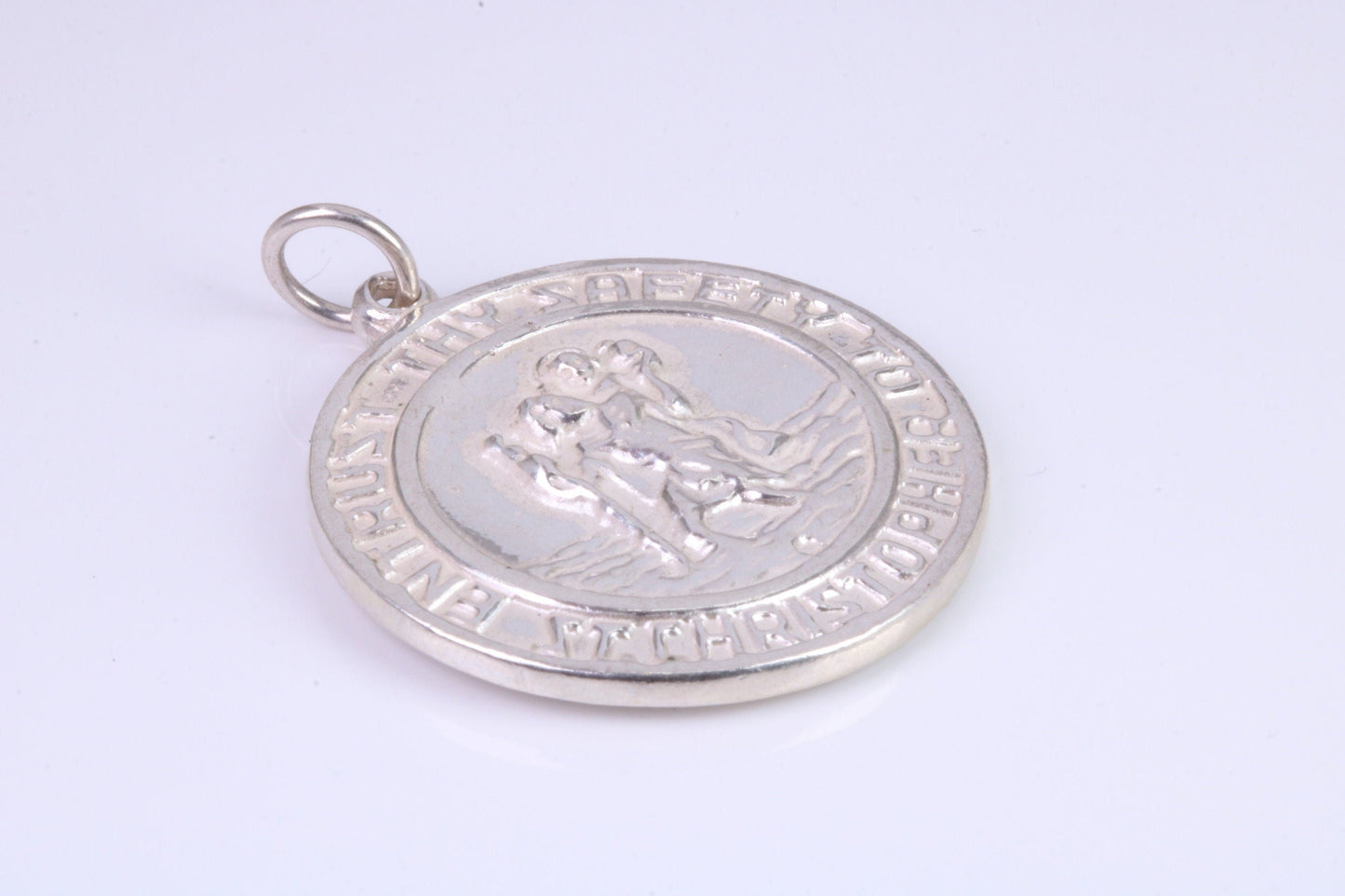 Sterling Silver St Christopher, Large Chunky