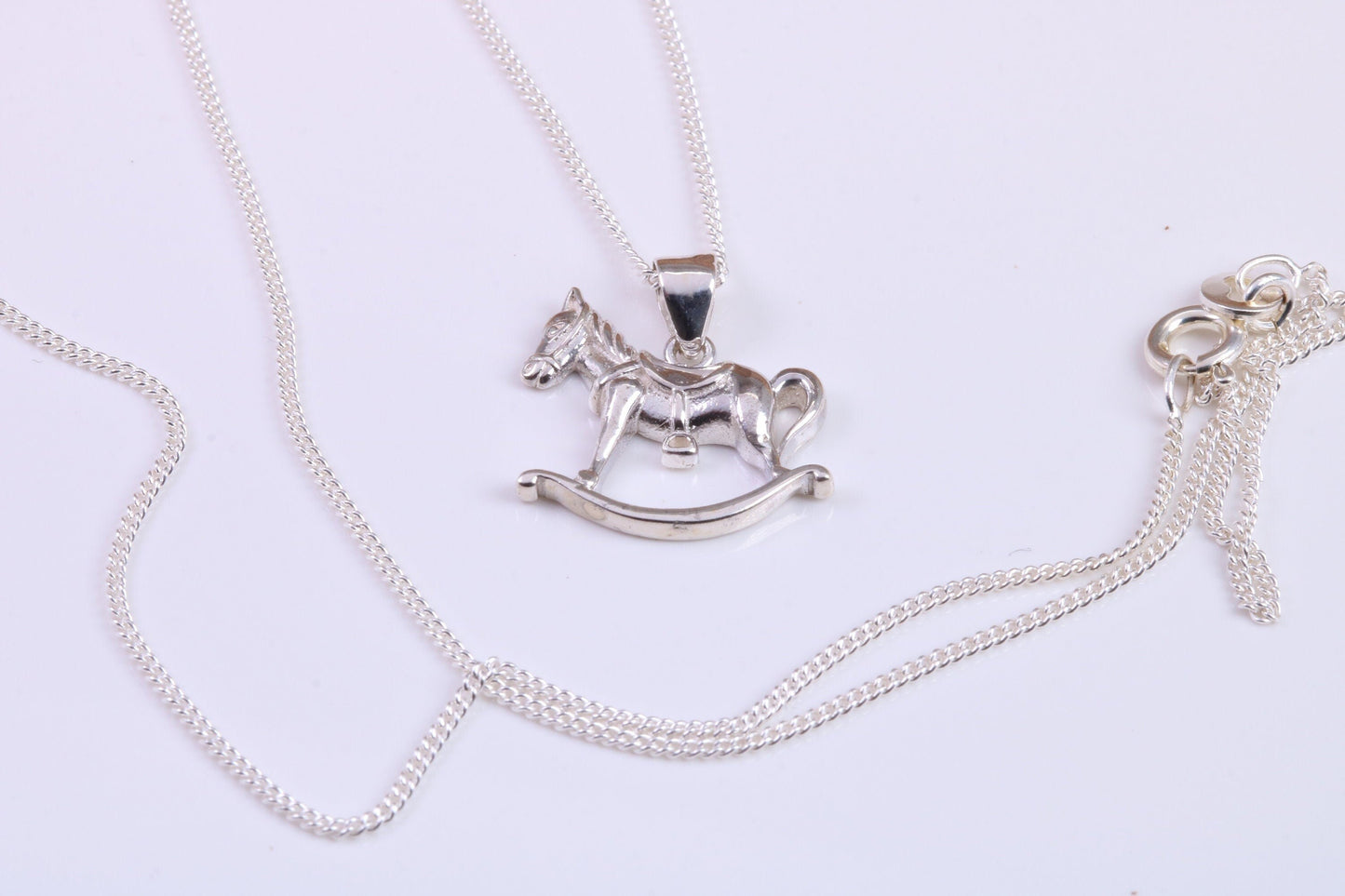 Rocking Horse Necklace, made from solid Sterling Silver