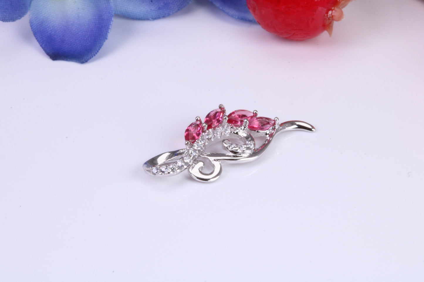 Sterling Silver C Z set Pendant