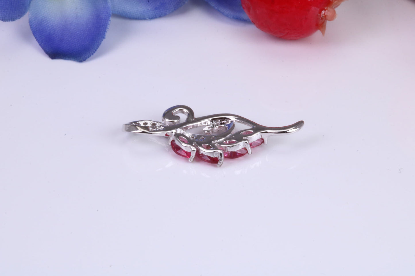 Sterling Silver C Z set Necklace