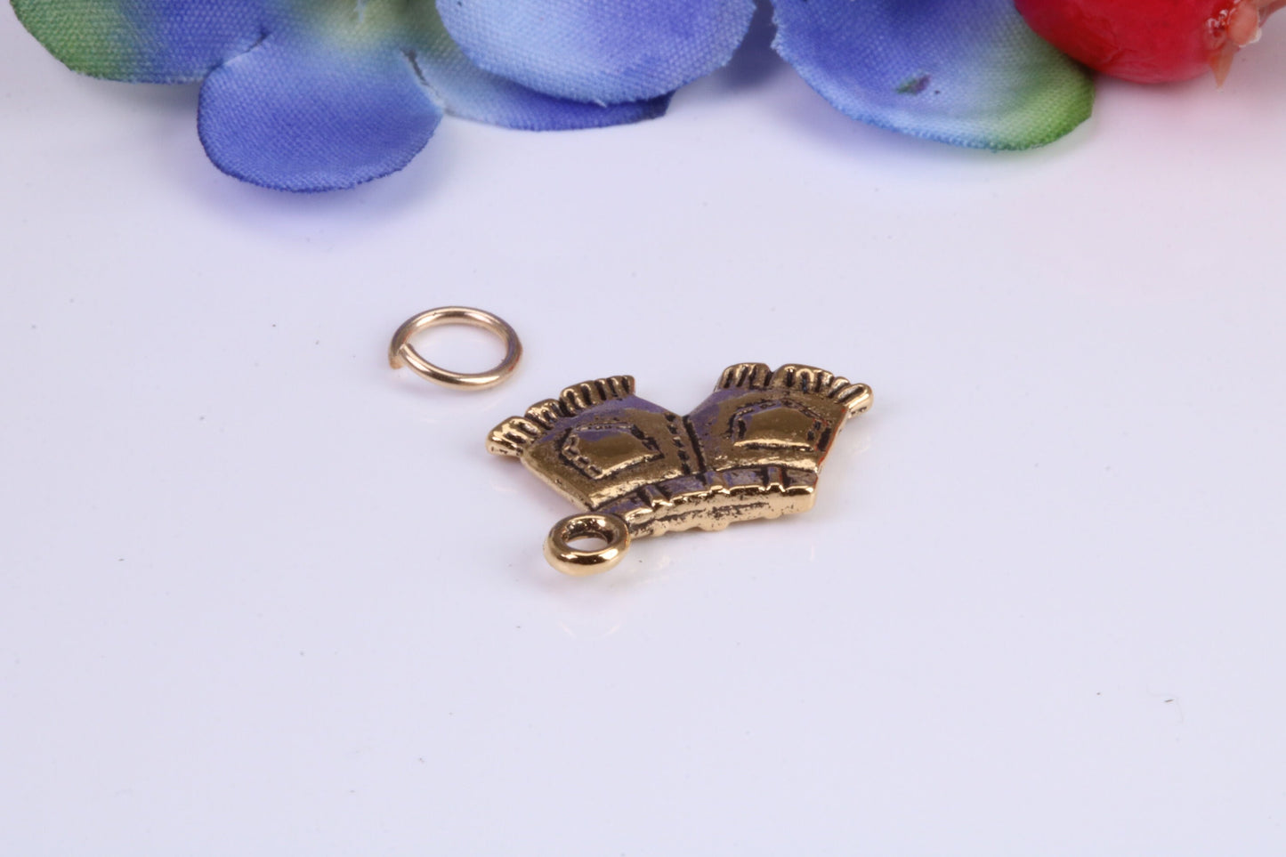 Shorts Charm, Traditional Charm, Made from Solid Cast Yellow Gold, British Hallmarked