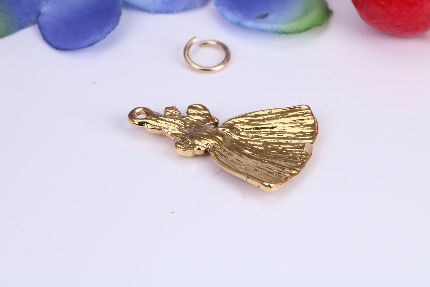 Fairy God Mother Charm, Traditional Charm, Made from Solid Cast Yellow Gold, British Hallmarked