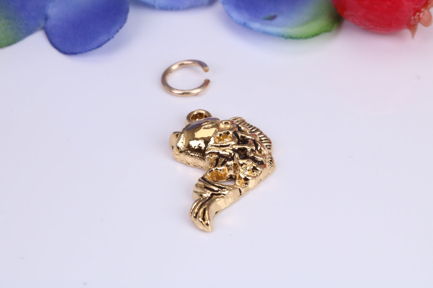 Fish Charm, Traditional Charm, Made from Solid Cast Yellow Gold, British Hallmarked