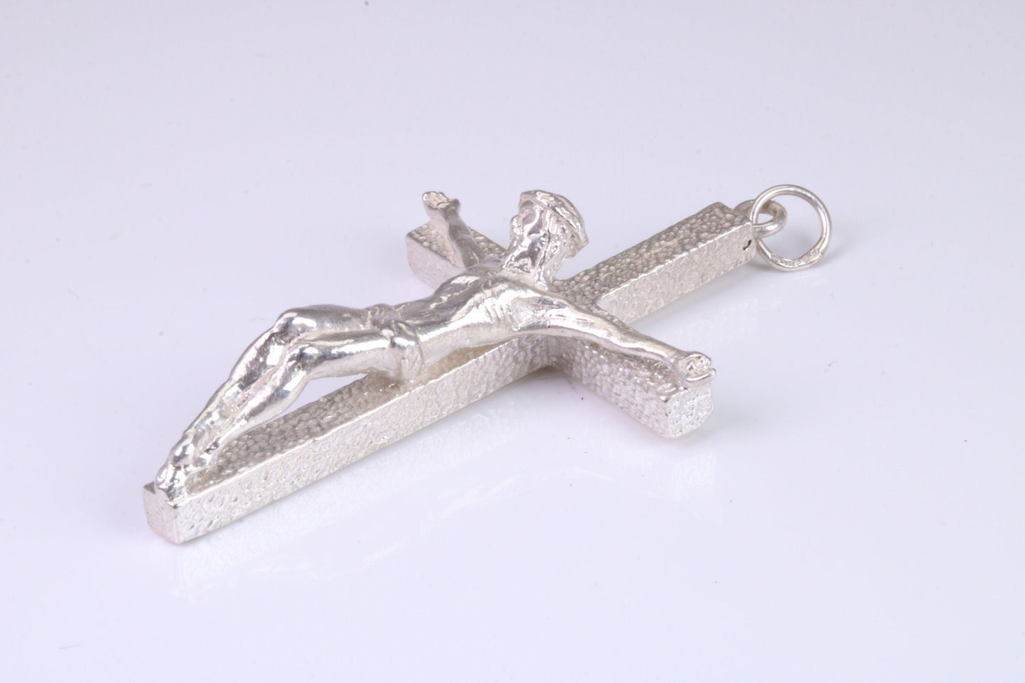 Large and Heavy Sterling Silver Crucifix