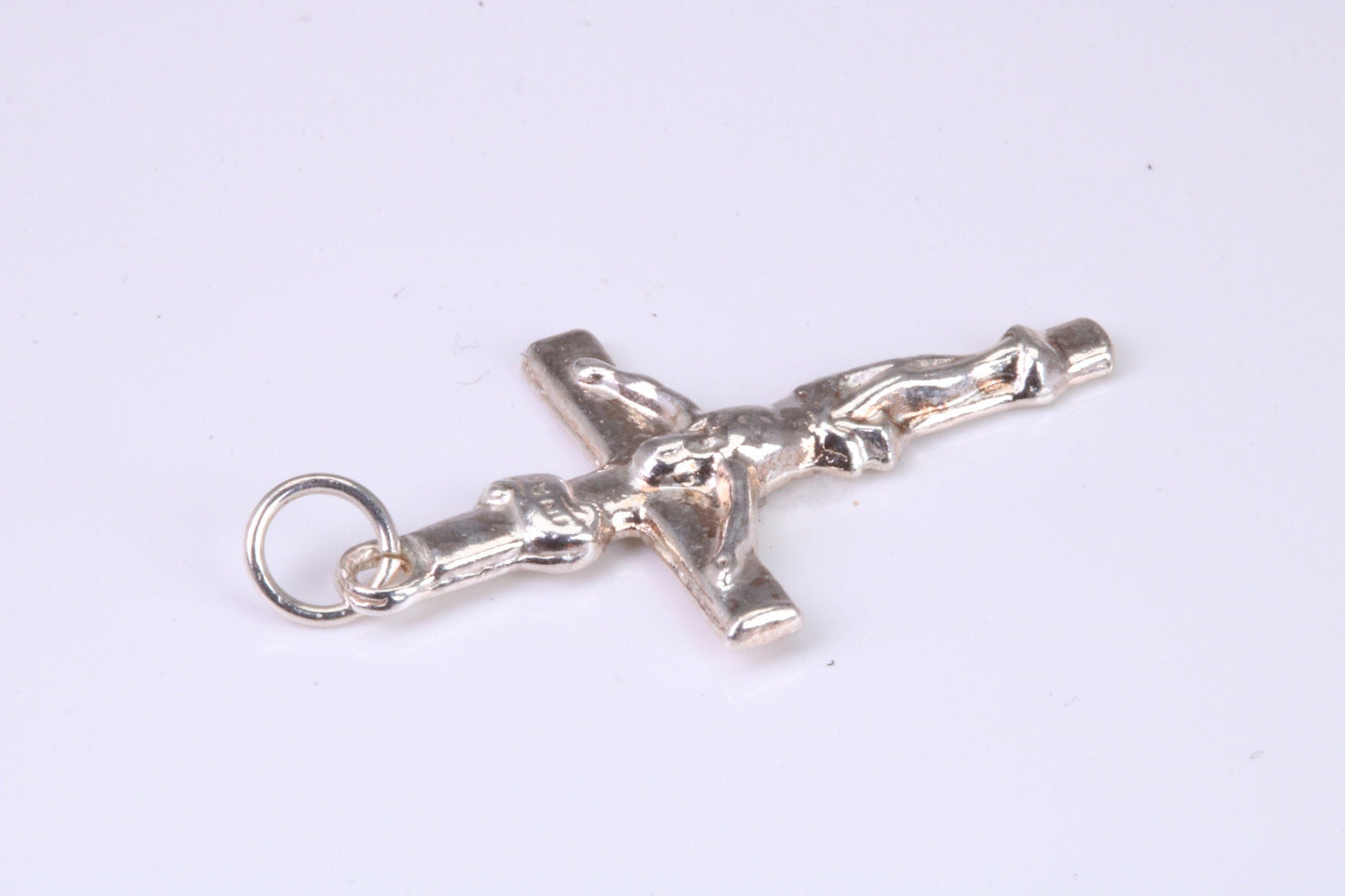 Small Sterling Silver Crucifix Necklace