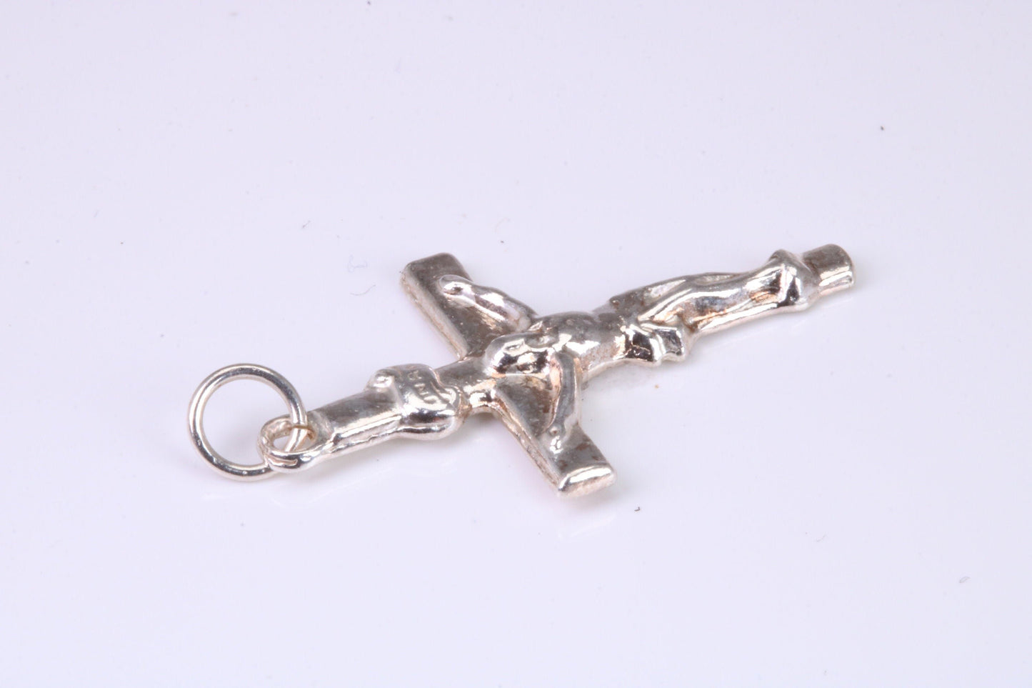 Small Sterling Silver Crucifix Necklace
