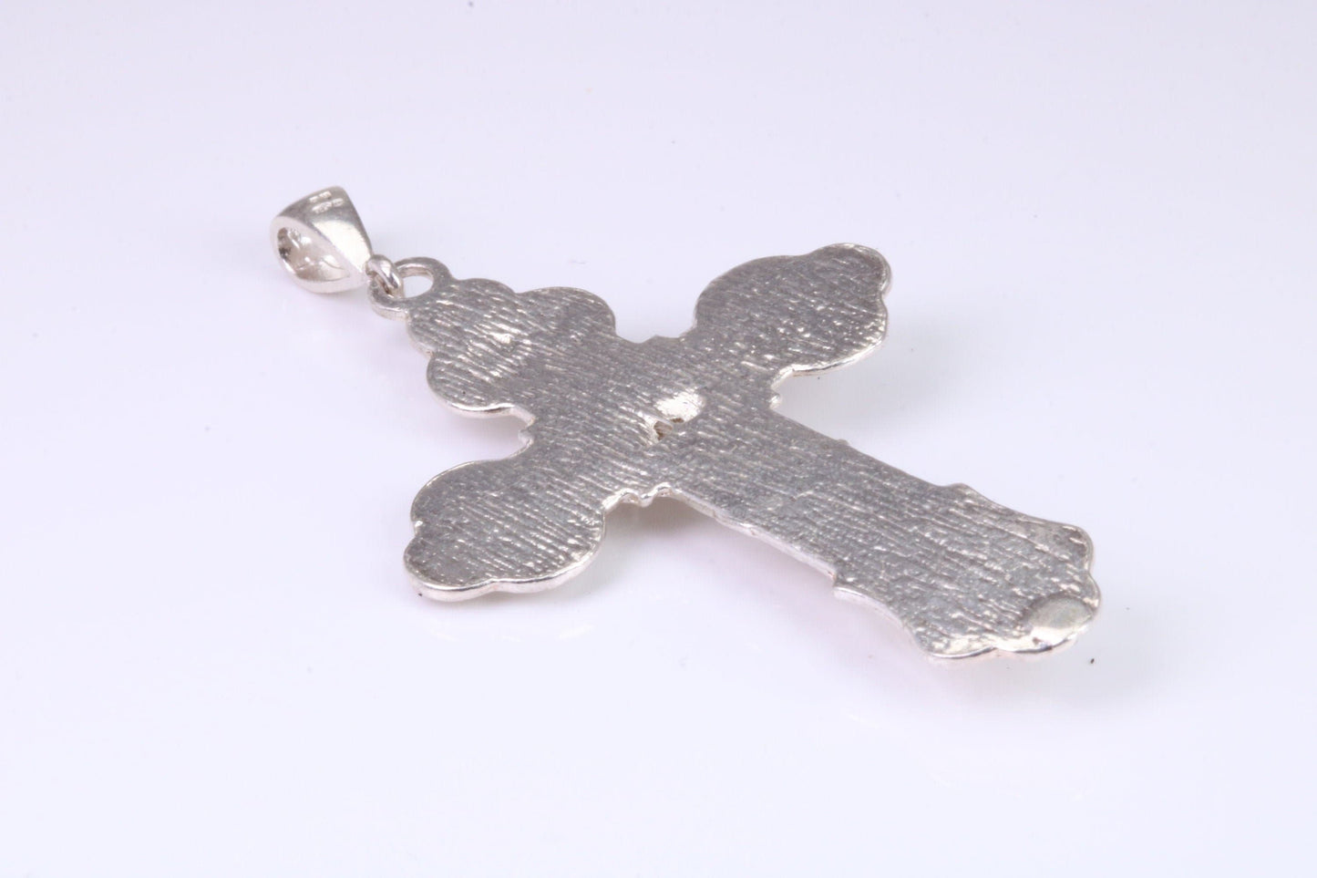 Large Ornate Sterling Silver Crucifix