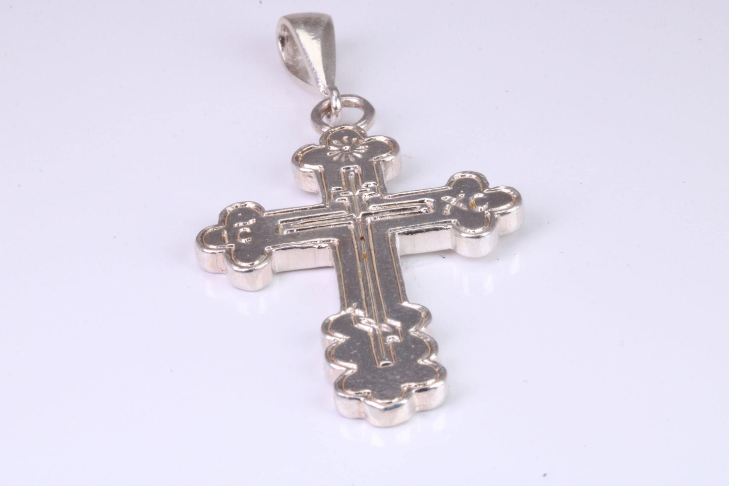Large Chunky Sterling Silver Cross