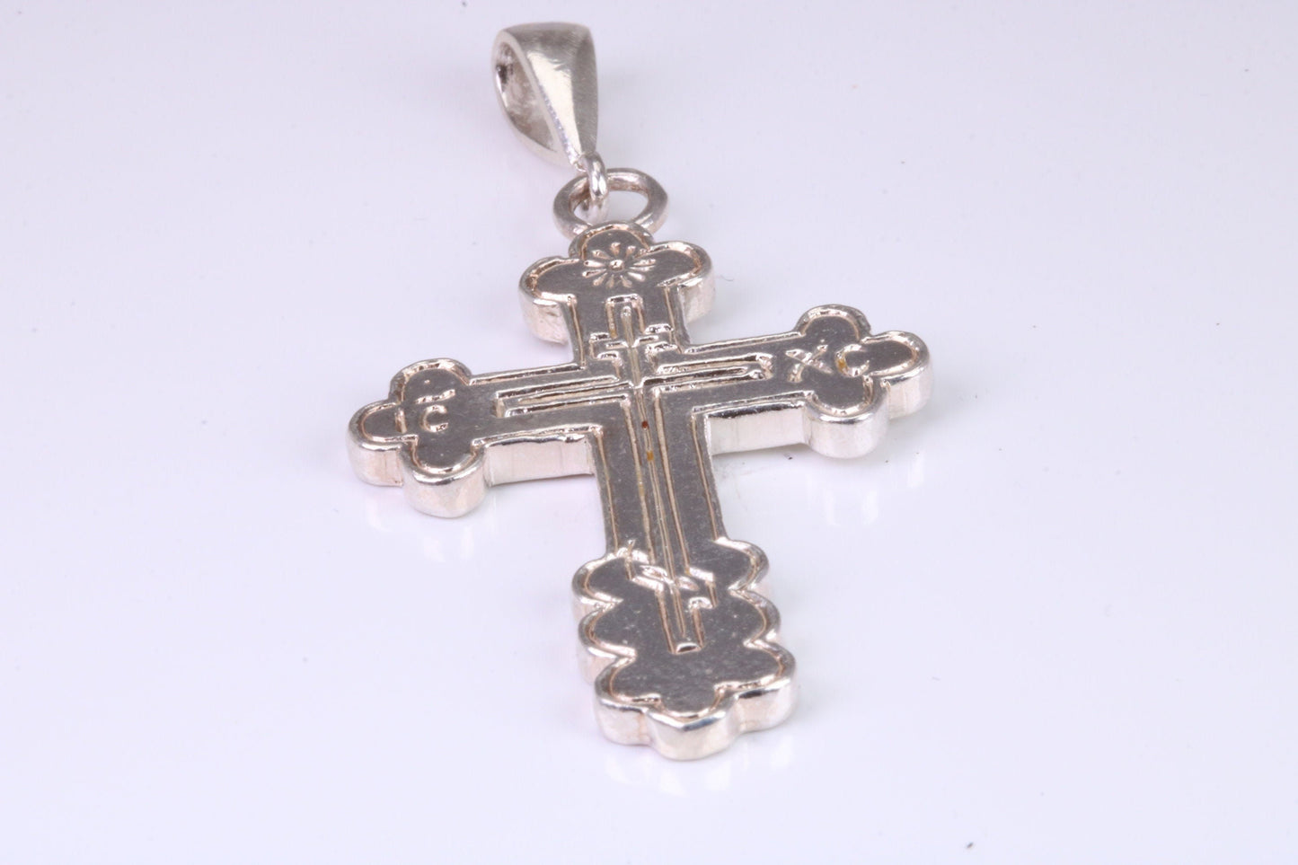 Large Chunky Sterling Silver Cross