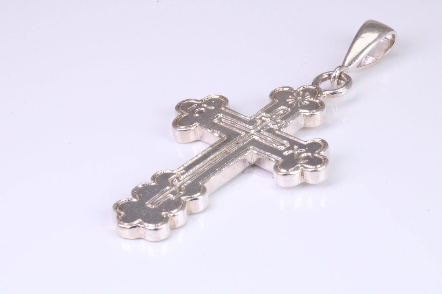 Large Chunky Sterling Silver Cross