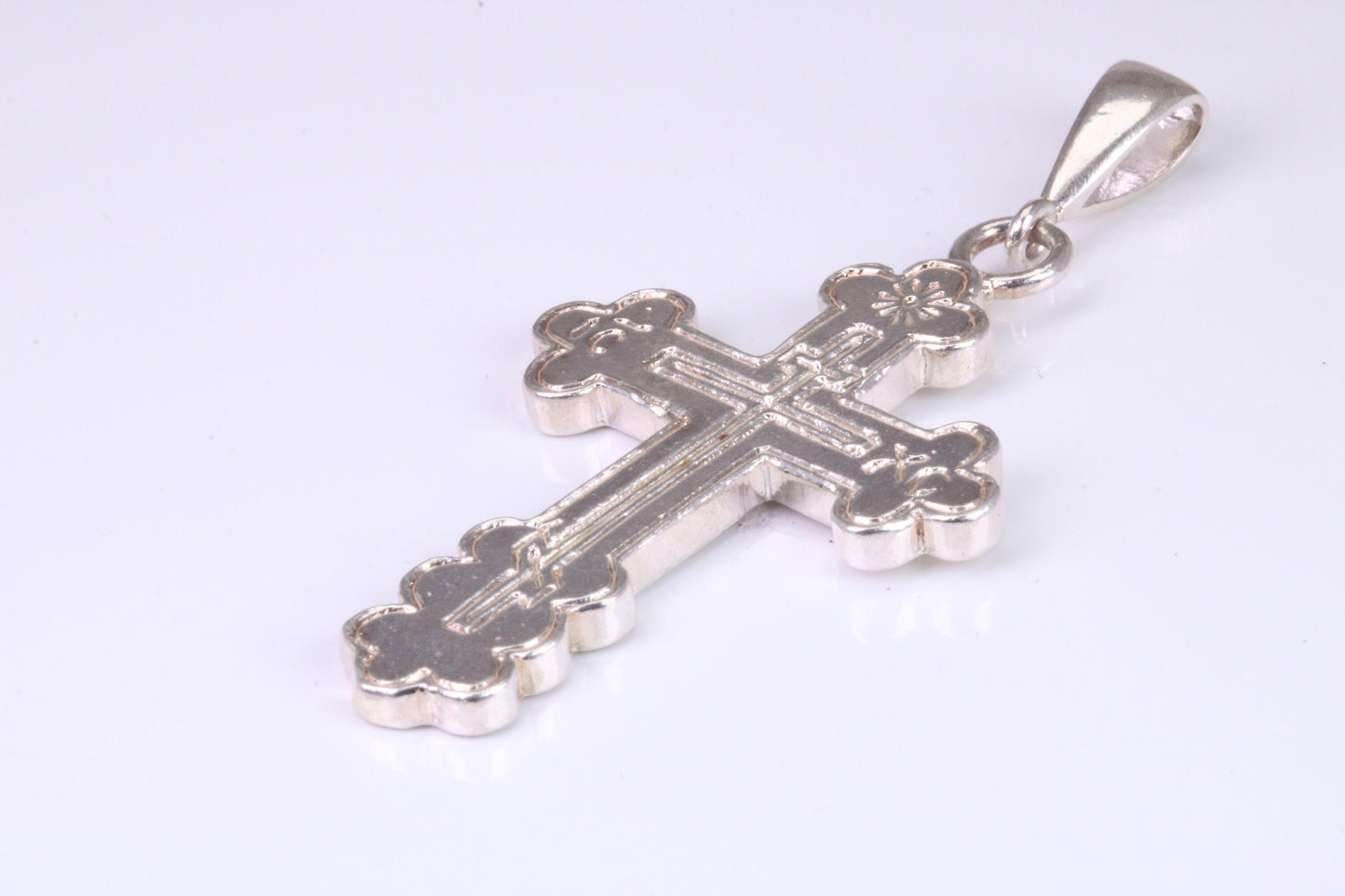 Large Chunky Sterling Silver Cross